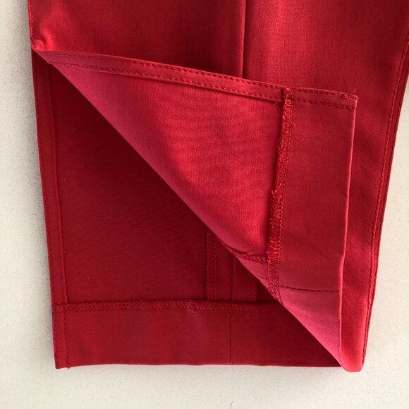 Lafayette 148 New York Trouser Style Pants Stitching Detail Bold Pink Sz 8 NWOT - Picture 6 of 10